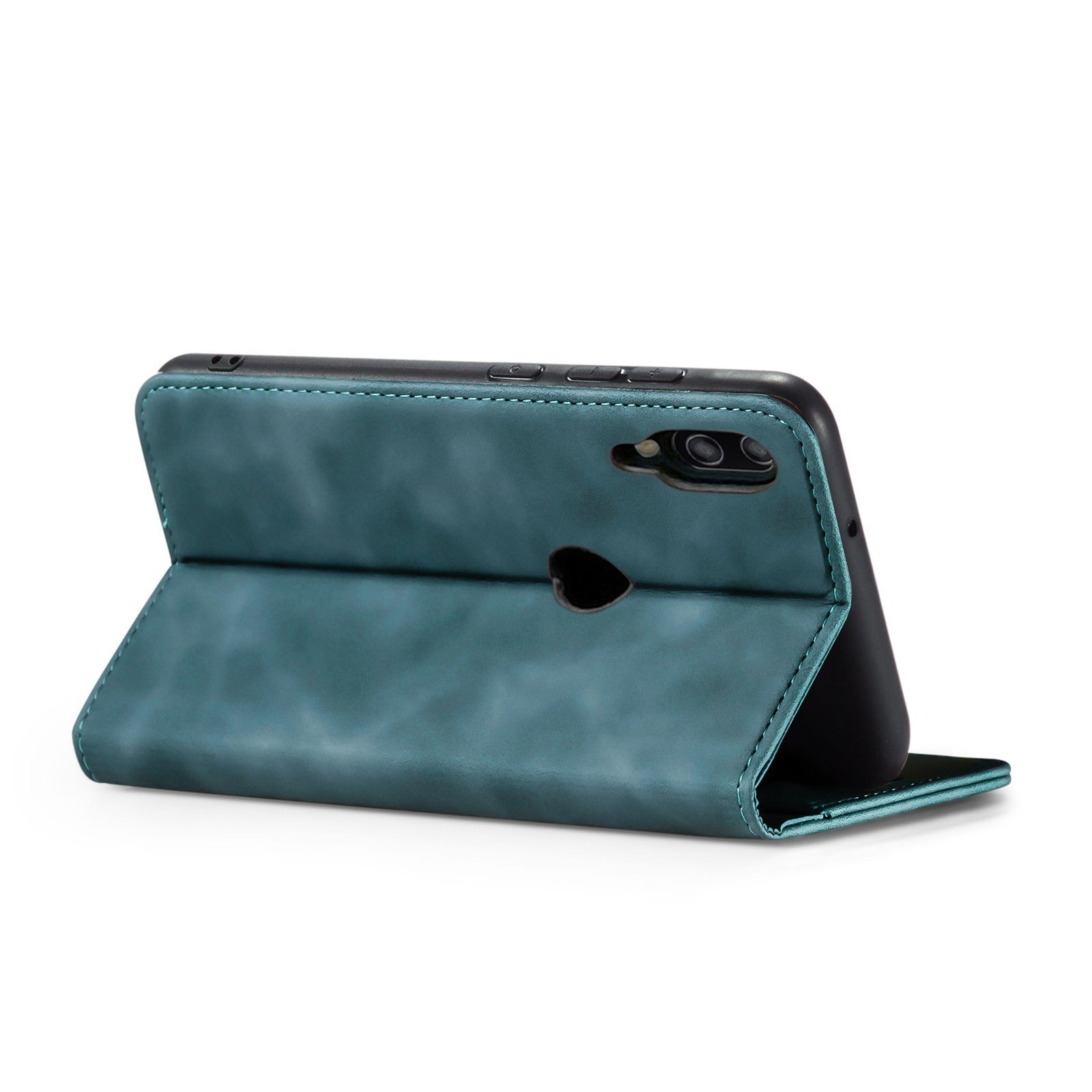 Tec-Expert Handyhülle Tasche Hülle für Huawei P20 Lite 5.84 Zoll, 5.84, Cover Klapphülle Case mit Kartenfach Fliphülle aufstellbar