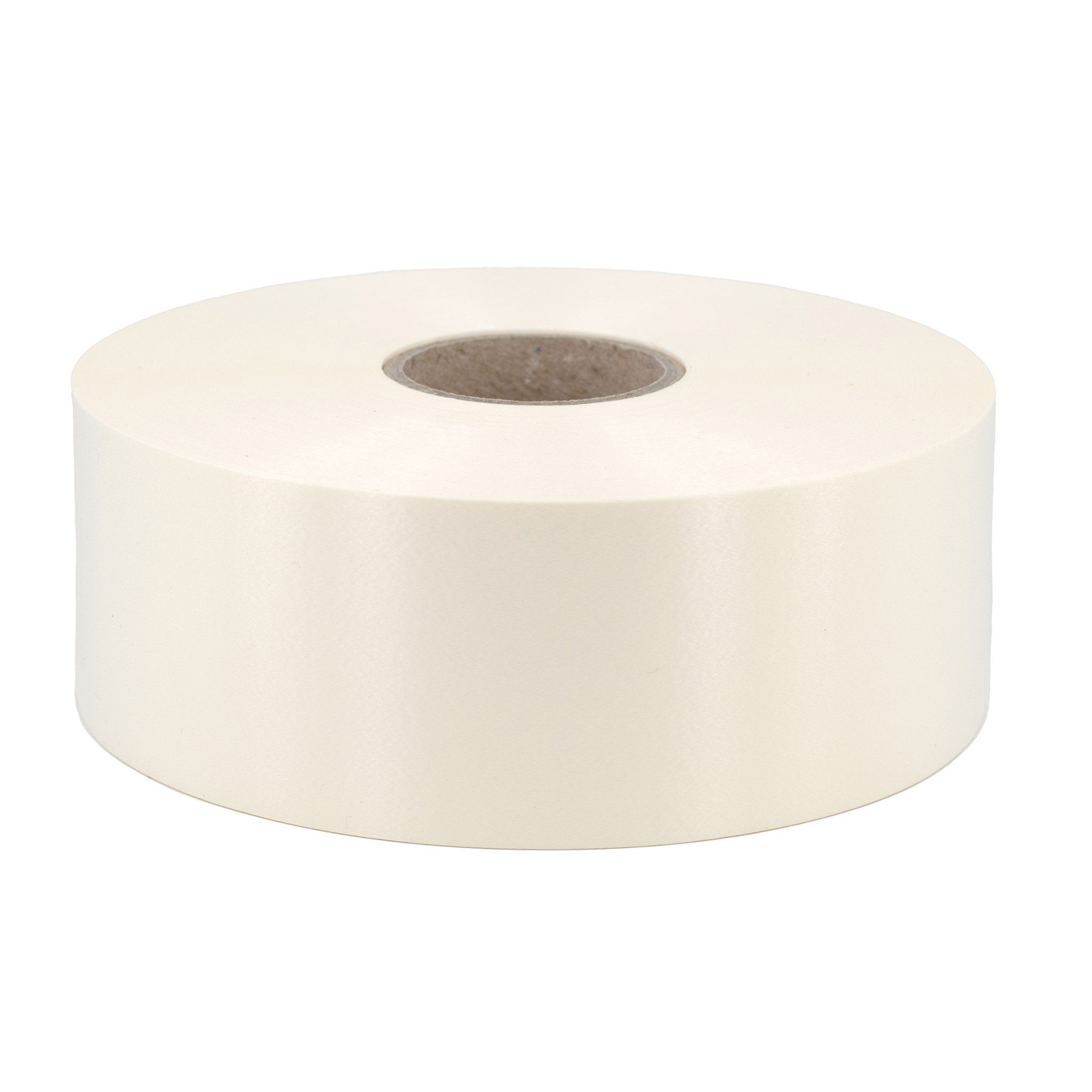 Star Geschenkband, Geschenkband Ringelband 50mm x 100m Rolle Creme