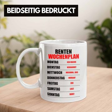 Trendation Tasse Trendation - Renter Tasse Ruhestand Geschenk Rente für Mann Frau Lustig Renteneintritt Abschied Rentnerin Spruch