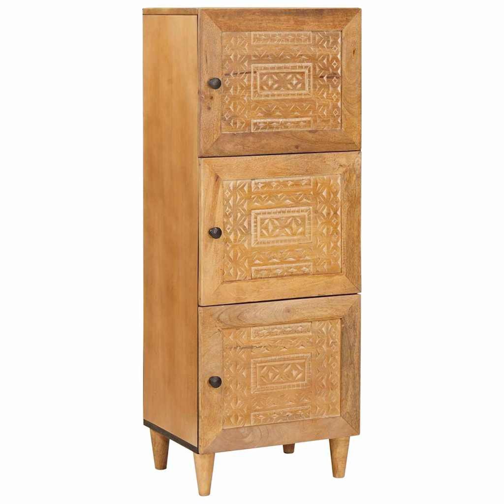 vidaXL Fächerschrank Hochboard mit Tür Hellbraun günstig online kaufen