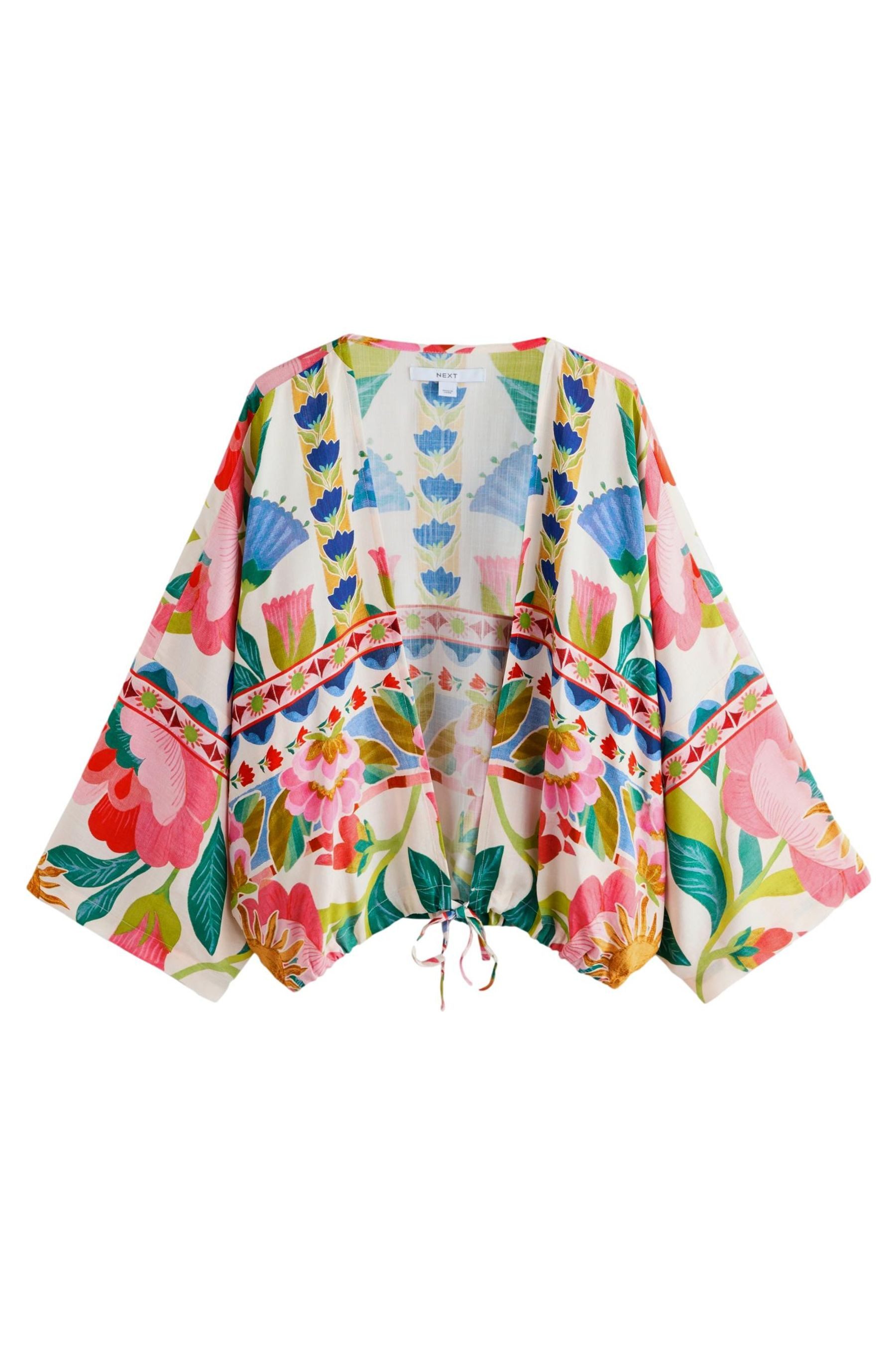Next Shirtjacke Leichte Jacke mit Bindedetail vorne (1-tlg)
