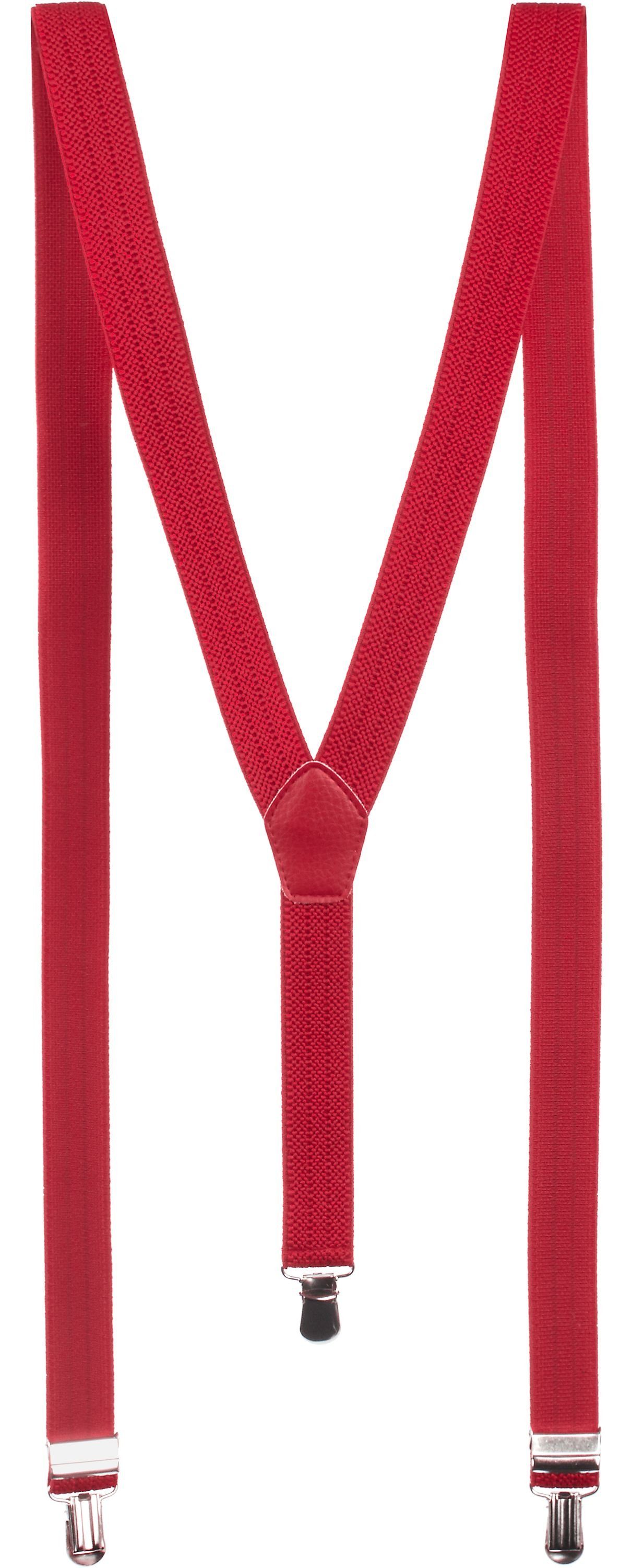 Hosenträger Hosenträger Damen 1405/25-Rot Ladeheid (1-St) LATGSZ25