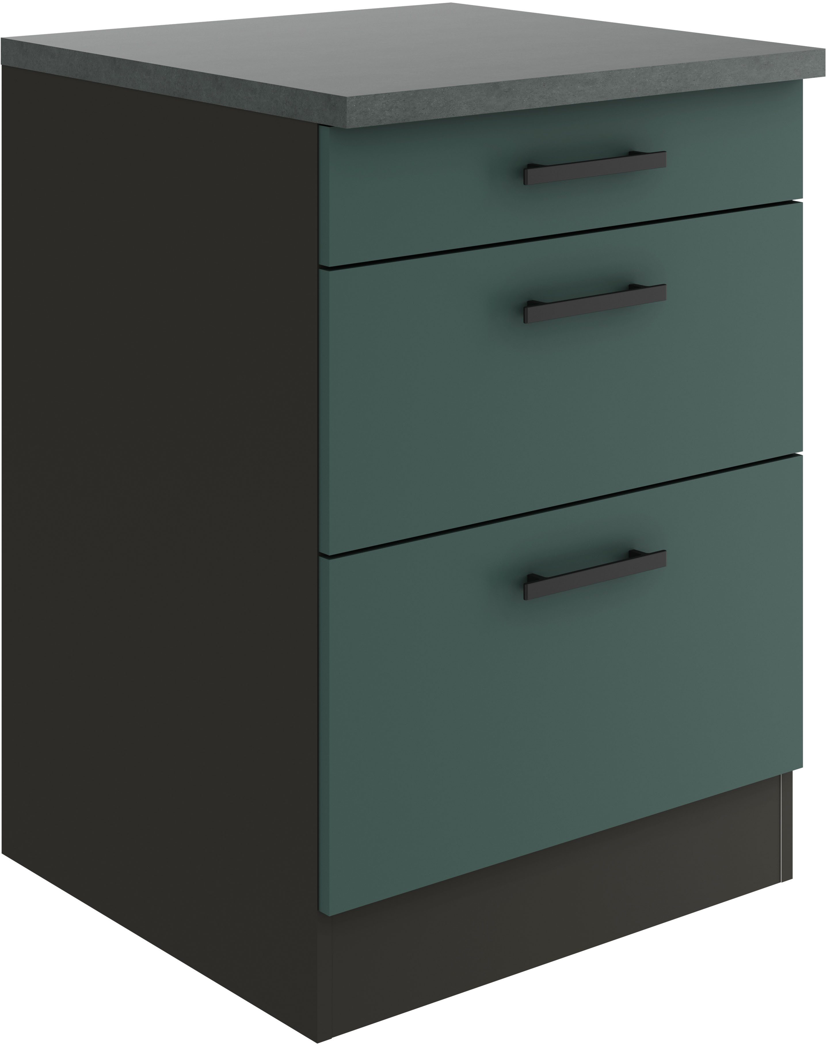OPTIFIT Unterschrank Palma Breite 60 cm, mit 3 Schubkästen