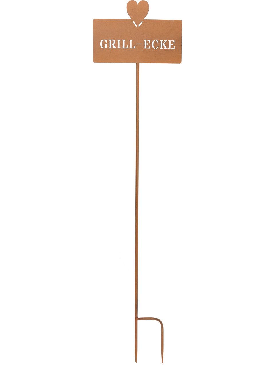 Gartenstecker TrendLine Gartenstecker Grill-Ecke aus Metall 100