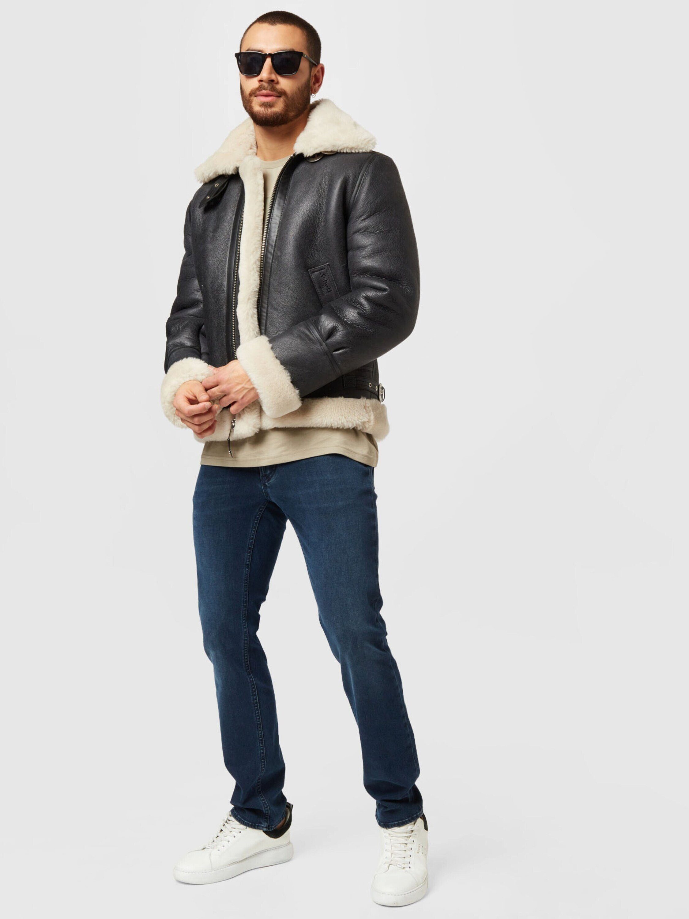Schott NYC Kurzjacke (1-St), Seitliche Eingrifftaschen