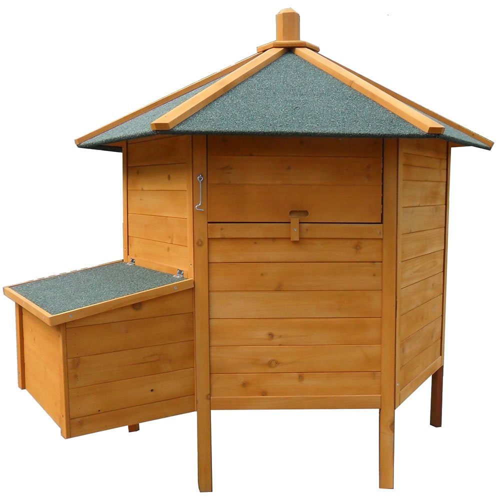 Feel2Home Kleintierkäfig XXL Hühnerstall Grau Kleintierhaus günstig online kaufen