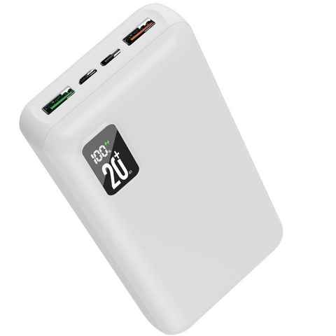 JOEAIS Powerbank 20000mAh Externe Handyakkus Batterie USB Type C Externe Akku Powerbank, 22.5W Ladegerät Kompatibel