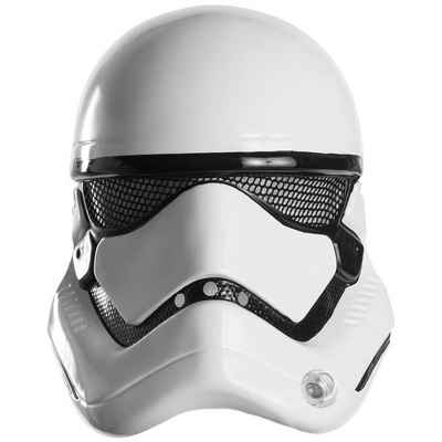 Rubie´s Verkleidungsmaske Star Wars - Stormtrooper Halbmaske, Der ikonische Helm der imperialen Truppen als einfache Halbmaske
