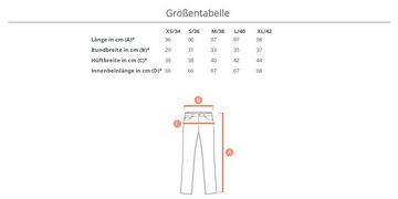 Ital-Design 7/8-Jeans Damen Freizeit Used-Look Stretch Bootcut Jeans in Blau