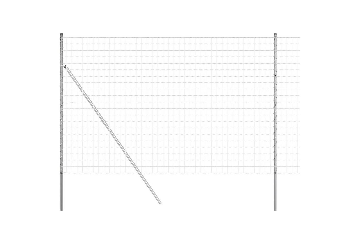 Thumbnail - vidaXL Gartenzaun Eurozaun 1,5x10 m Feuerverzinkter Stahl, (1-St)