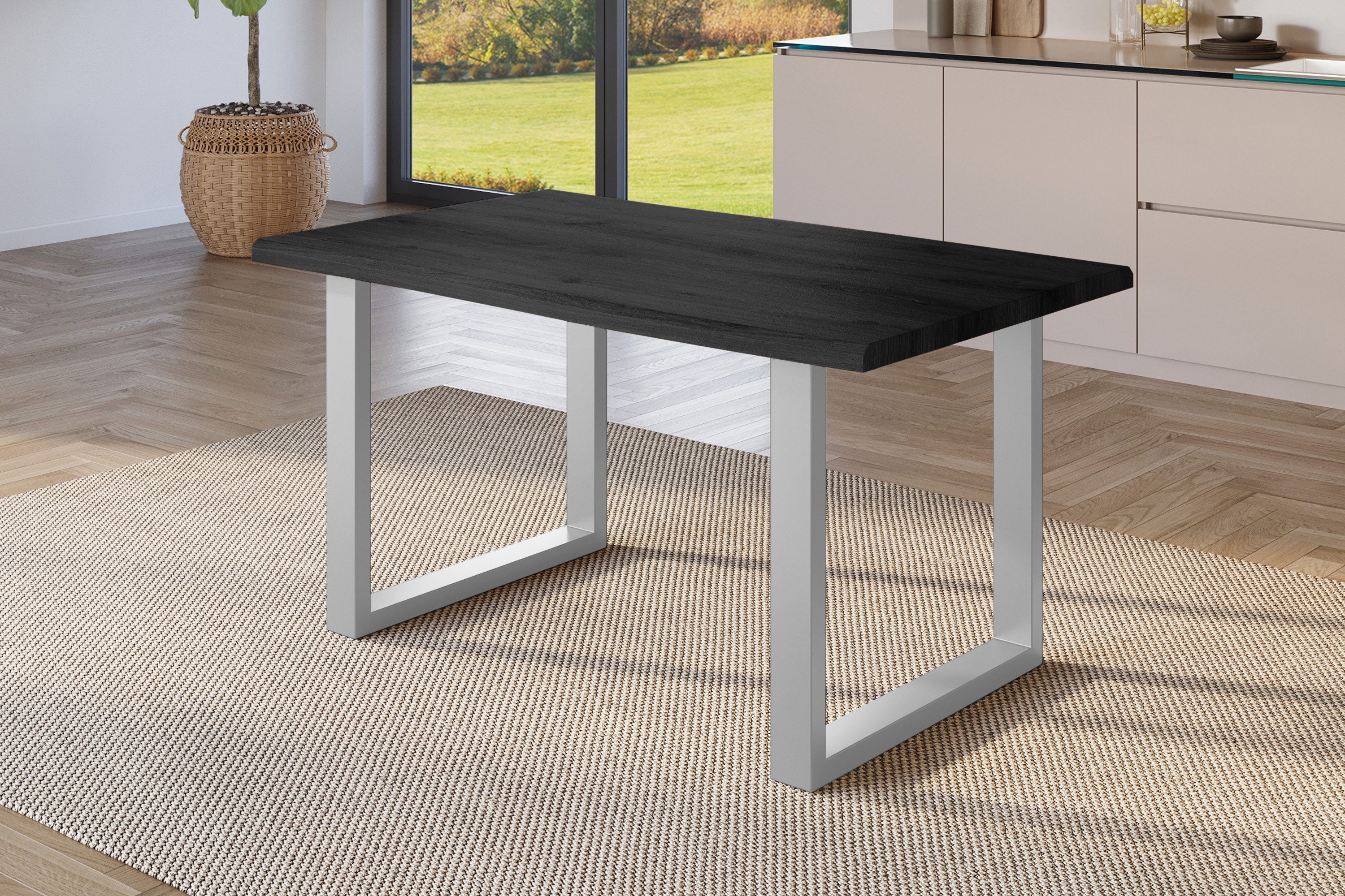 SAM® Esstisch Joel, Holz Grau-Optik, verschiedene günstig online kaufen