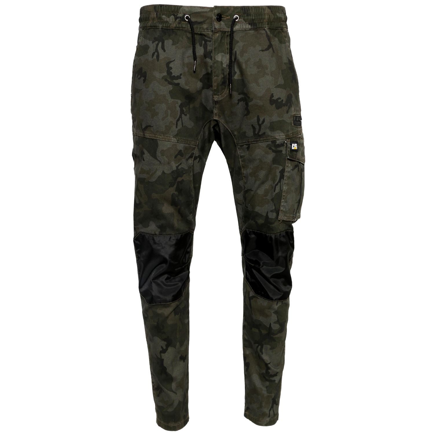 CAT CATERPILLA Arbeitsbundhose Arbeitshose Dynamic W34 L34 Herren Hose Night Camo (Packung, 97% Baumwolle) Cat by Caterpillar Logo Bundhose Taschen Flexibel Bewegungsfreiheit