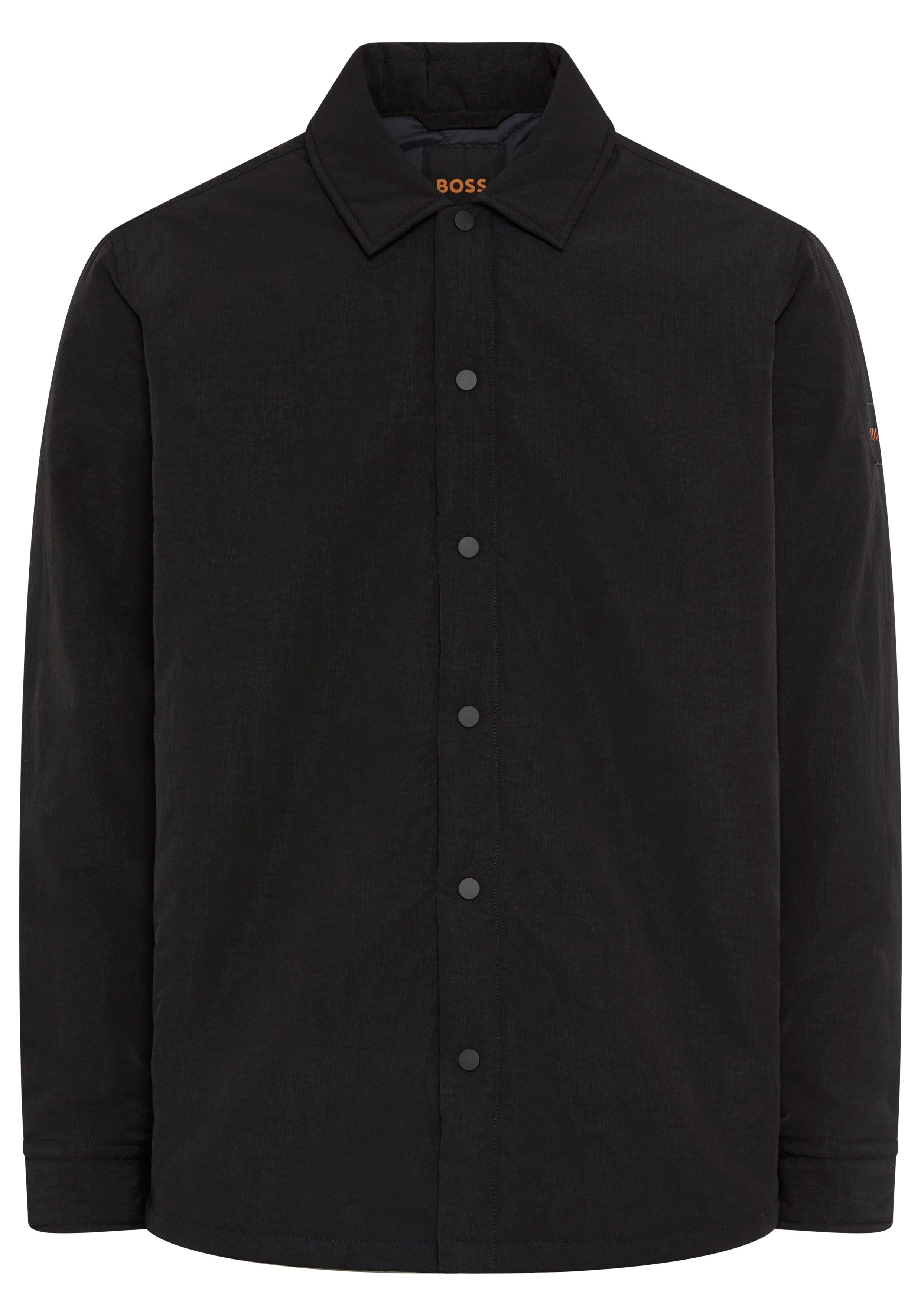 BOSS ORANGE Outdoorhemd Locky 2 leicht wattiert, Oversize Fit, Druckknöpfe