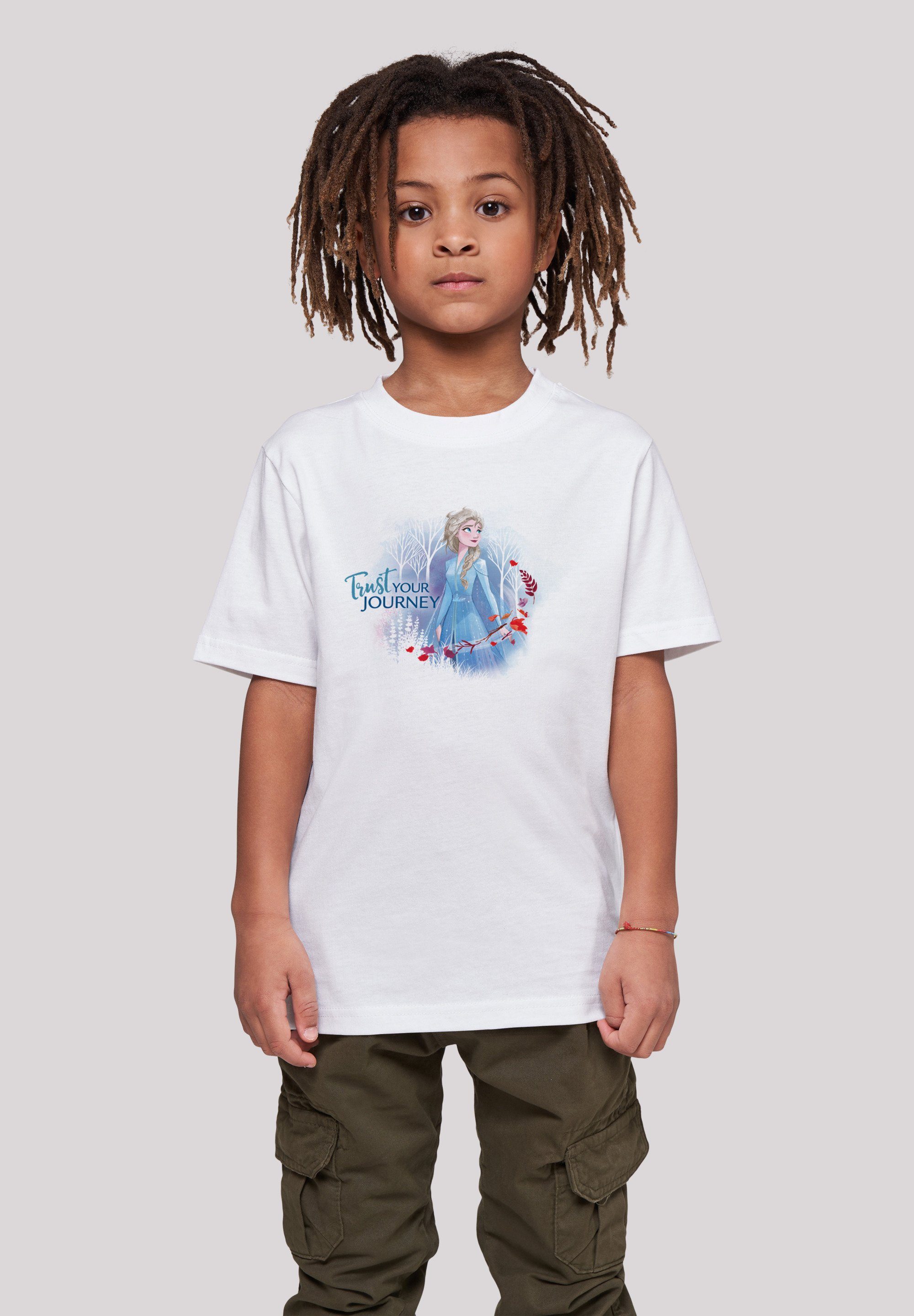 T-Shirt Frozen Your Print Journey weiß Disney Trust F4NT4STIC 2