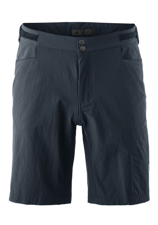 Gonso Fahrradhose Adventure Shorts M Herren Radhose mit einknöpfbarer Radunterhose mit Sitzpolster