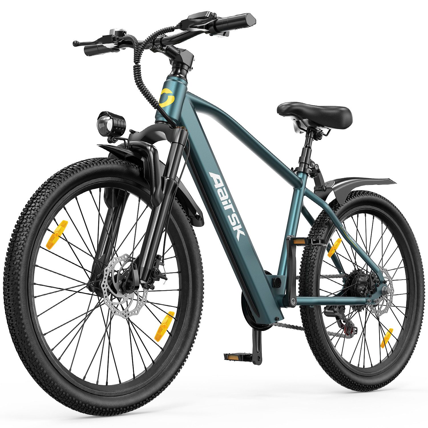 DOTMALL E-Bike Cityrad 26 Zoll Elektrofahrrad mit 250w 36V 10Ah Akku,Shimano 7 Gang