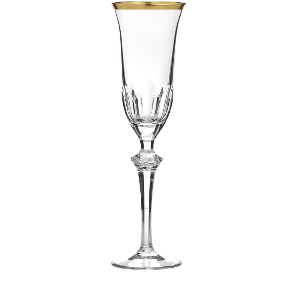 Champagnerglas Champagneglas Palais Gold hell (26,2 cm) - Kristallglas mundgeblasen ·
