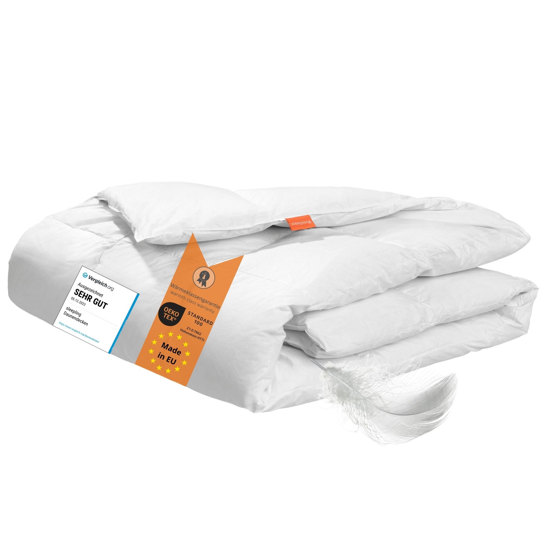 sleepling Daunenbettdecke Komfort, 135x200 cm, 155x220 cm, weitere Größen u günstig online kaufen