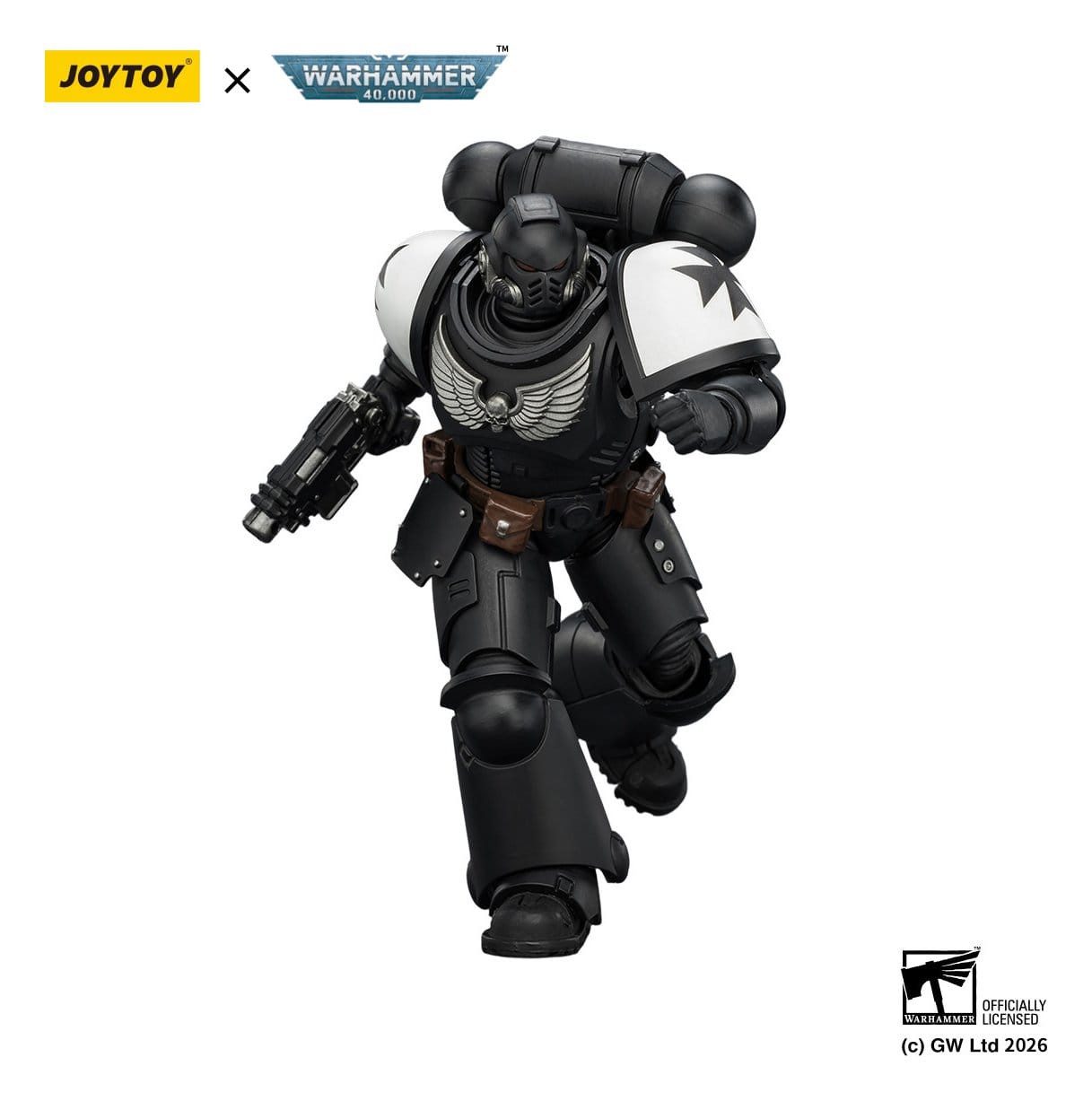 Joy Toy (CN) Actionfigur Warhammer 40,000 Actionfigur Black Templars Intercessor 12 cm