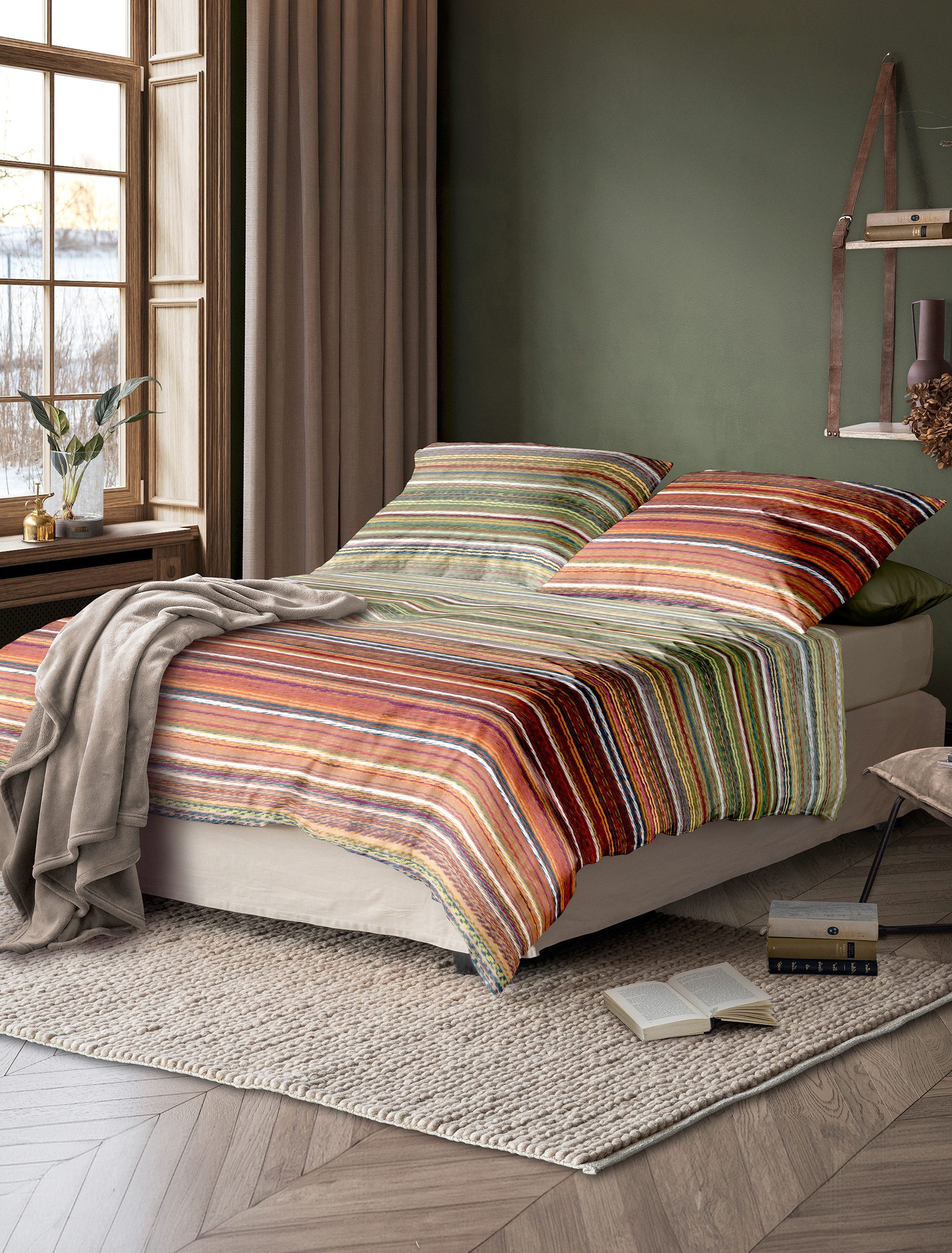 Irisette Bettwäsche Zobel 8732, Renforcé, 2 teilig, Flausch-Cotton, 2 teilig, samtig weich