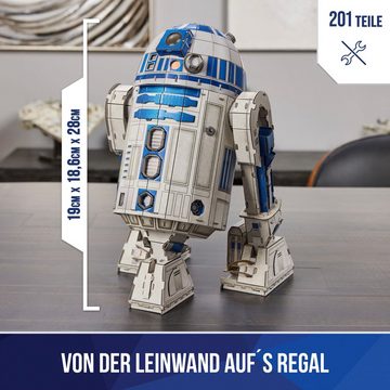 Spin Master 3D-Puzzle 4D Build - Star Wars - R2-D2 Roboter, 201 Puzzleteile