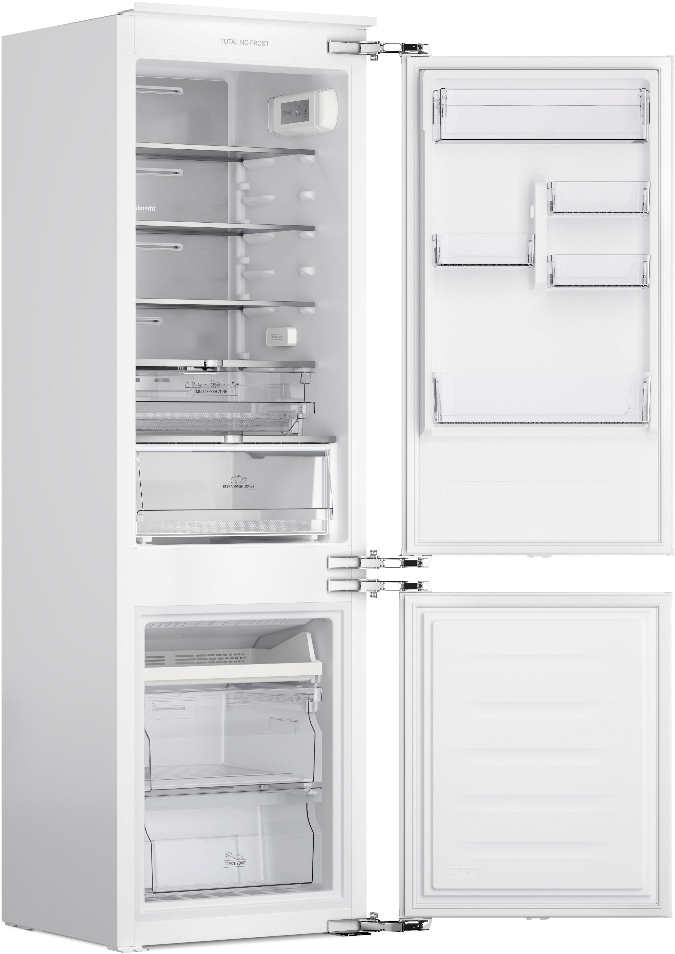 BAUKNECHT Einbaukühlgefrierkombination KGITN 18F2 M, 177 cm hoch, 55,7 cm breit