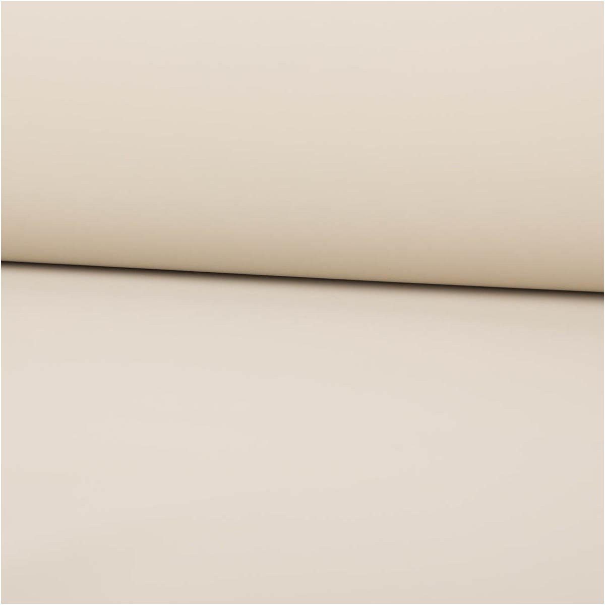 Stoff Regenjackenstoff wasserdicht soft uni beige 145cm Breite