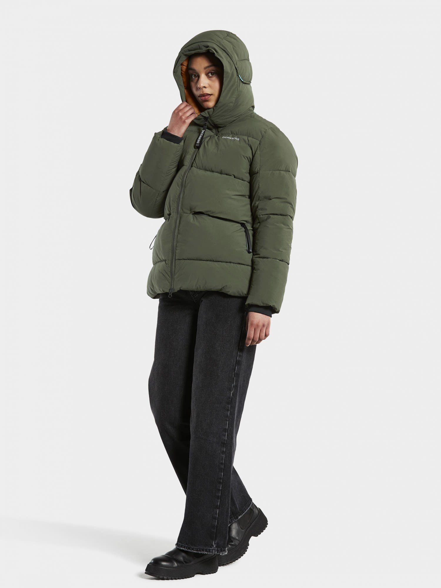 Damen Nomi Anorak Green Jacket Deep W Didriksons Anorak Didriksons