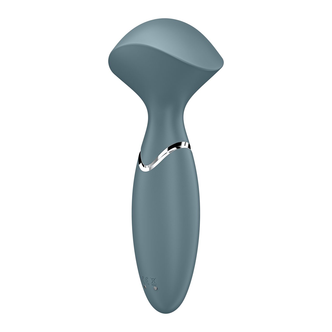 Vibrator Massager Klitoris-Stimulator (16cm) & grau Satisfyer Mini Wand-er Satisfyer
