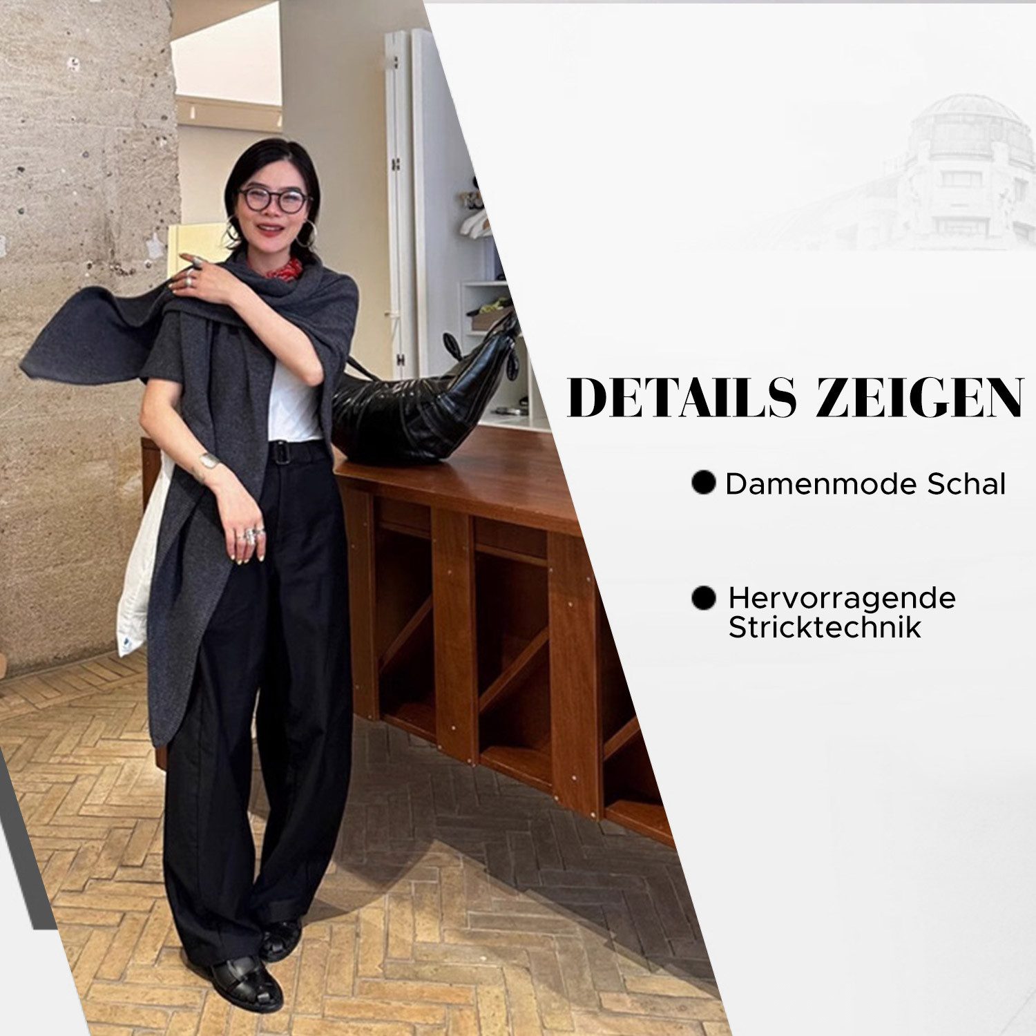 Refttenw Dreieckstuch 100% Wolle Damen Dreiecksschal, Warm Weich Unifarben Schal 72×166cm