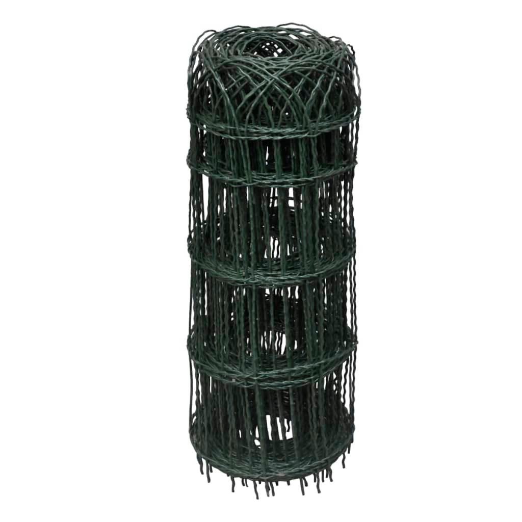 vidaXL Beetumrandung Beetzaun Pulverbeschichtetes Eisen 10×0,65 günstig online kaufen
