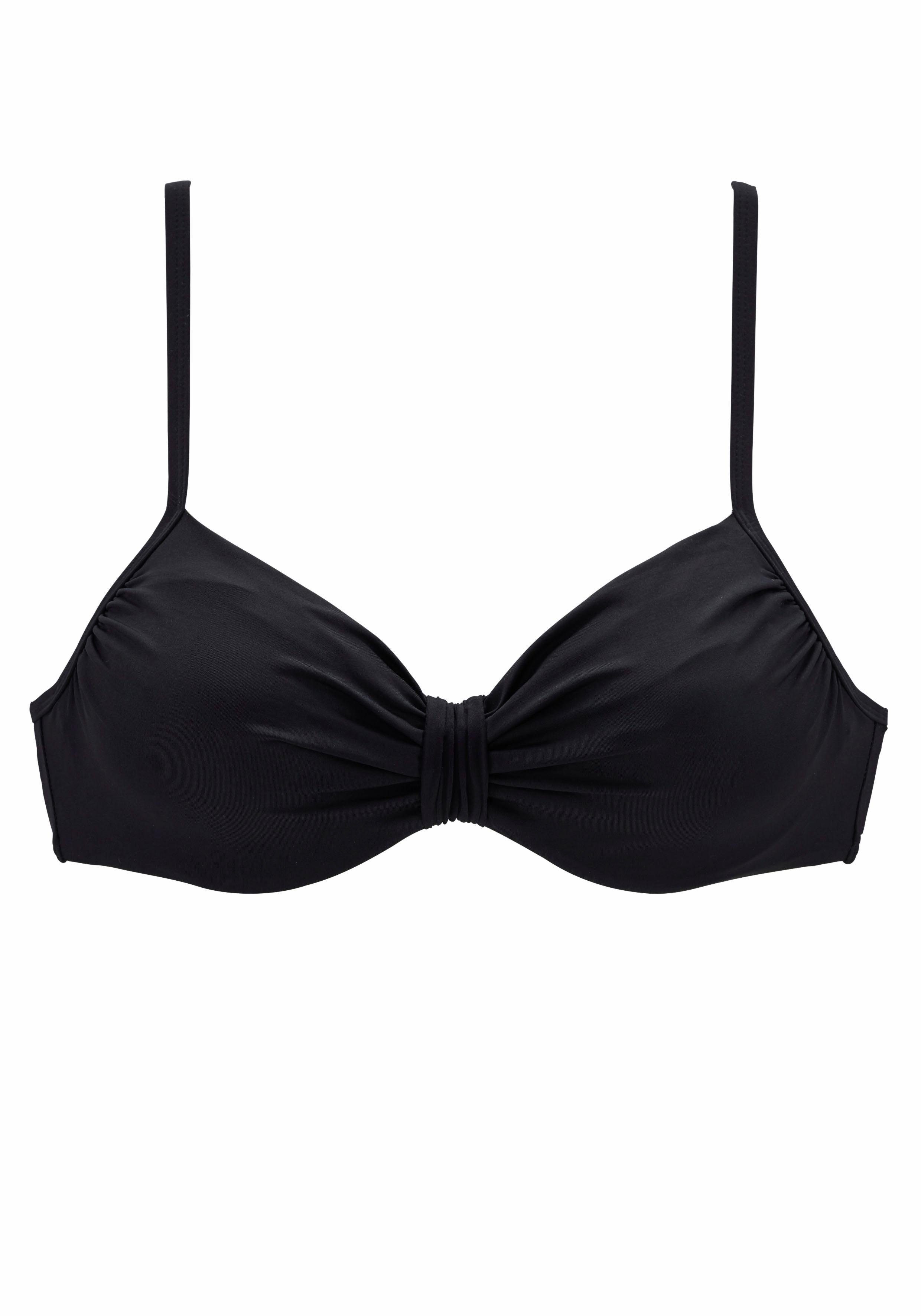 LASCANA Bügel-Bikini-Top Italy, mit geraffter Mitte günstig online kaufen