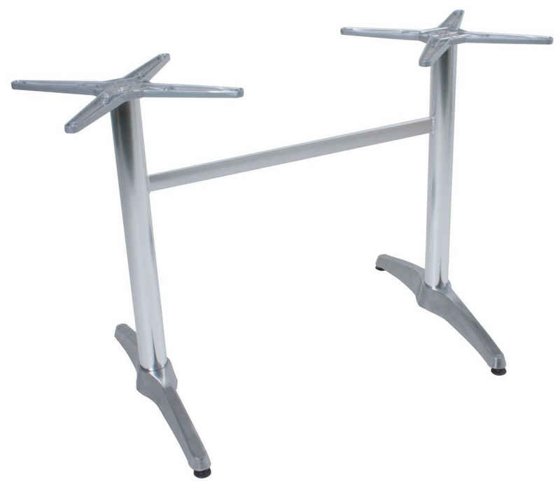 Gravidus Tischgestell Tischgestell Tisch Platte Halter Gestell Aluminiumguss Doppelwangen