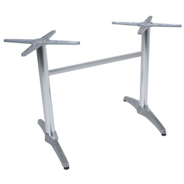 Gravidus Tischgestell Tischgestell Tisch Platte Halter Gestell Aluminiumguss Doppelwangen Rechteckig