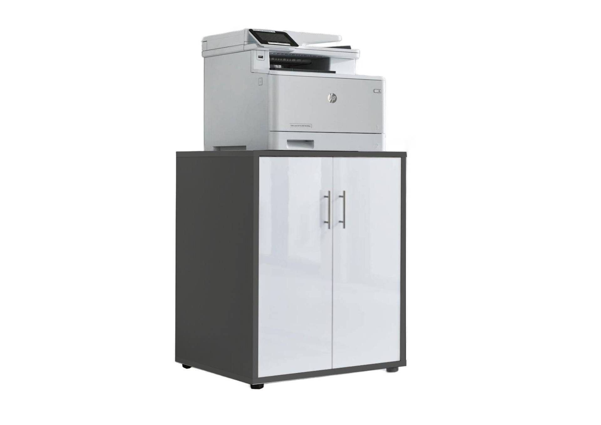 BMG Möbel Aktenschrank Druckerschrank Office Edition (geeignet für 3D Drucker und Office Drucker) Höhe 74 cm, optimale Ergänzung zu Schreibtischen