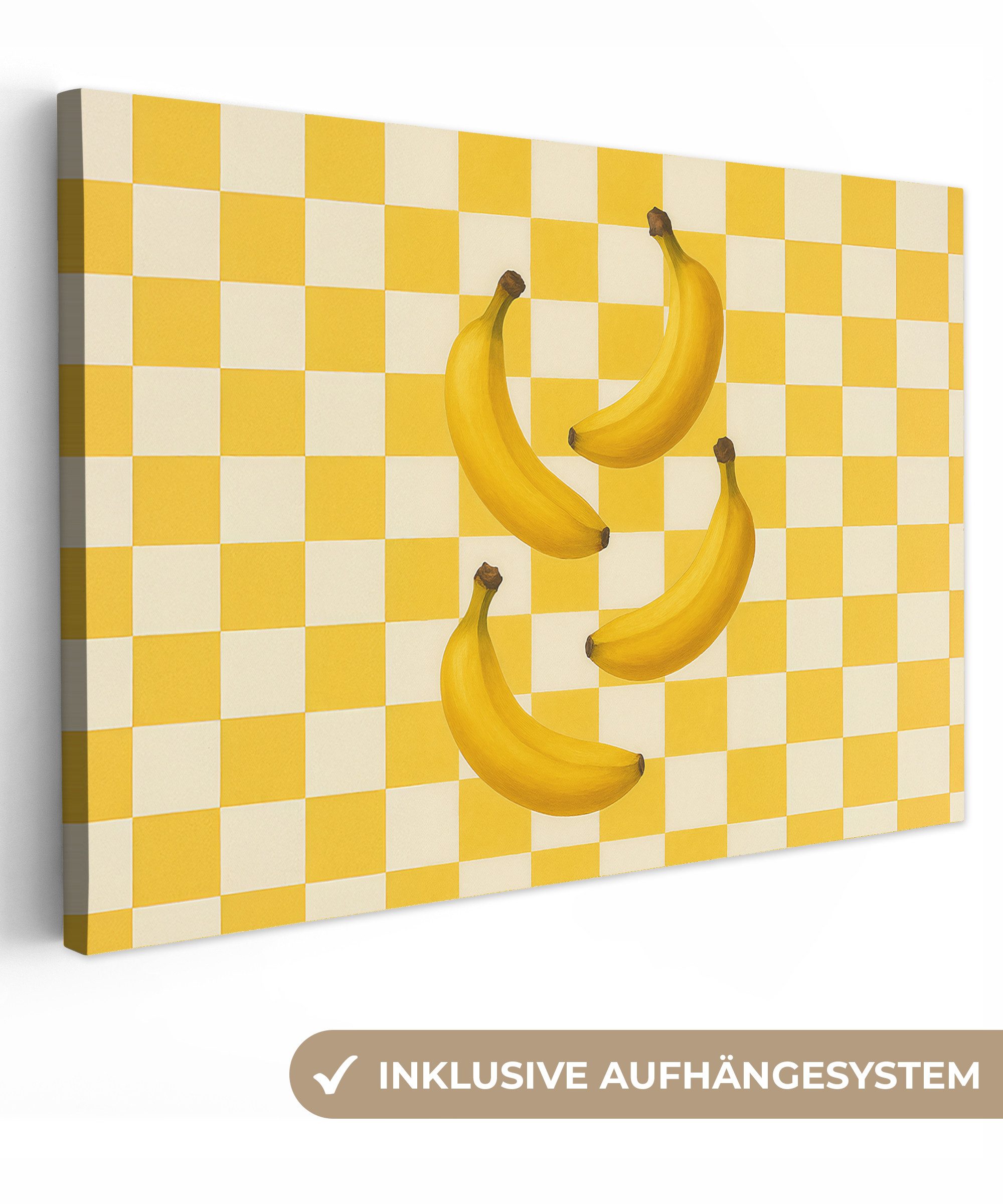OneMillionCanvasses® Leinwandbild Bananen - Gelb - günstig online kaufen