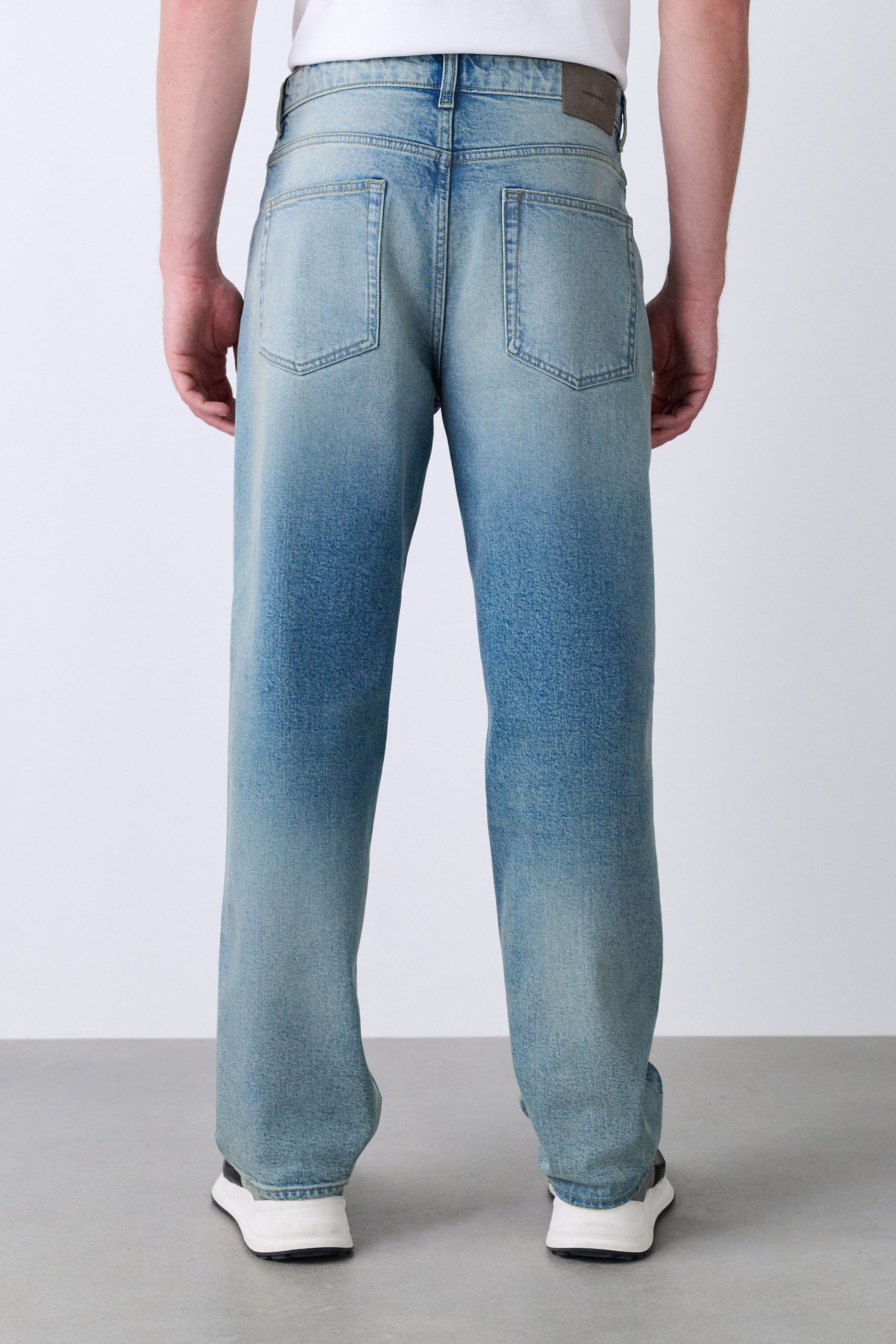 Next Straight-Jeans Authentic Straight Fit Stretchjeans, Vintage-Look (1-tlg)
