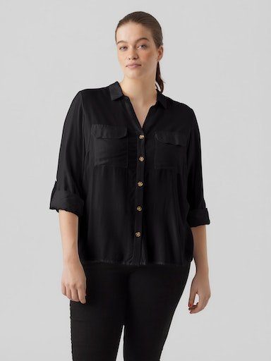Vero Moda Curve Hemdbluse VMBUMPY L/S günstig online kaufen