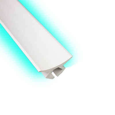 BaukastenStore Abschlussleiste Muster LED Sockelleisten & Deckenleisten, INO-8 - 8.5x8.5cm