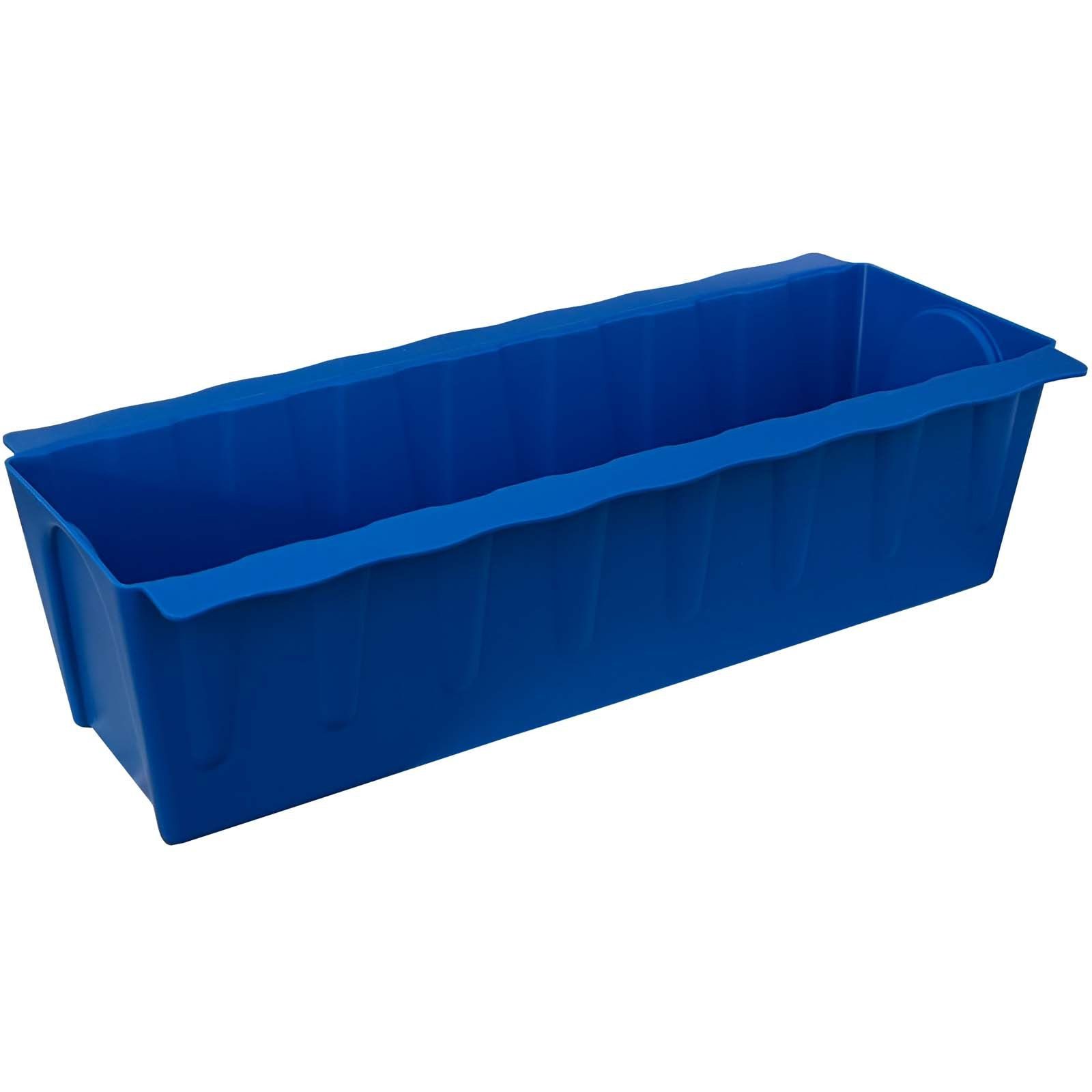 BURI Blumenkasten Blumenkasten Europaletten 2er-Set Blau Pflanzkasten Balkonkasten