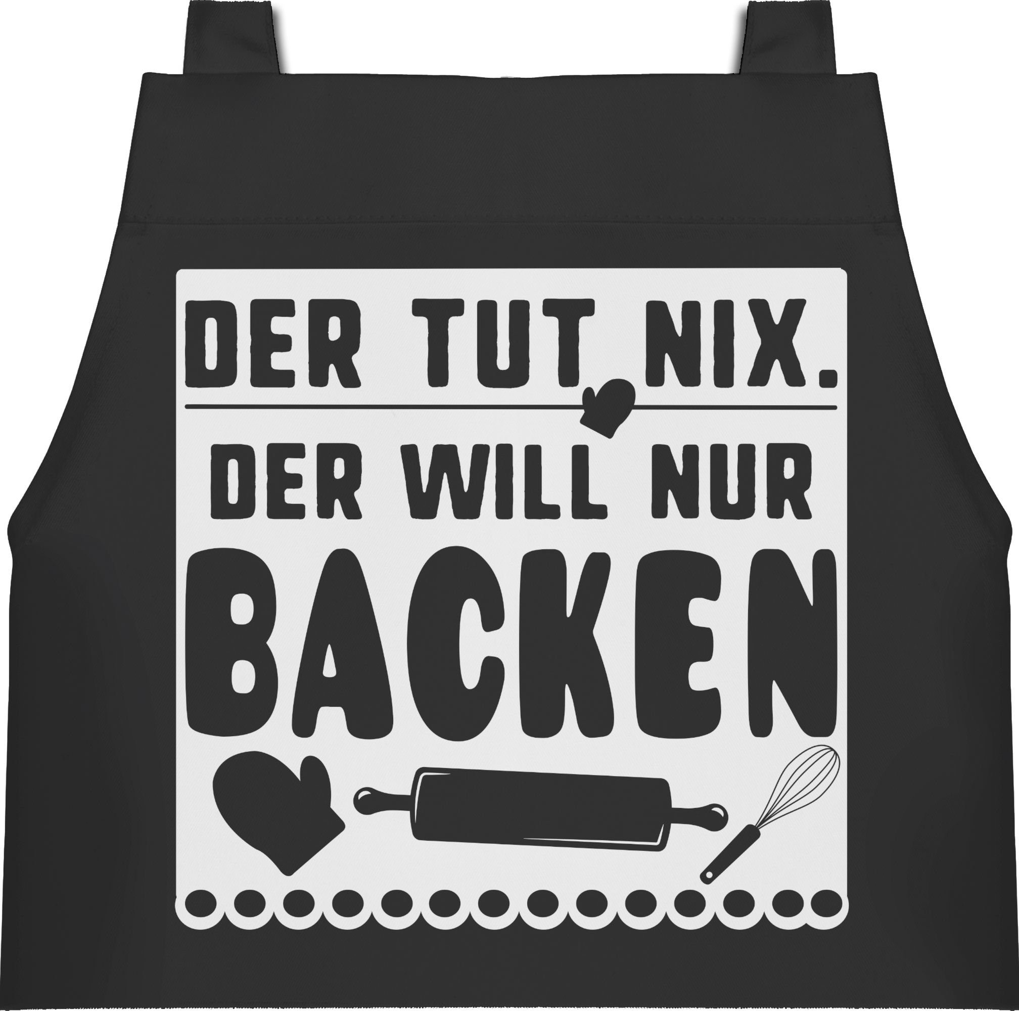 Shirtracer Kochschürze Der tut nix der will nur backen I Geschenk Backen I günstig online kaufen