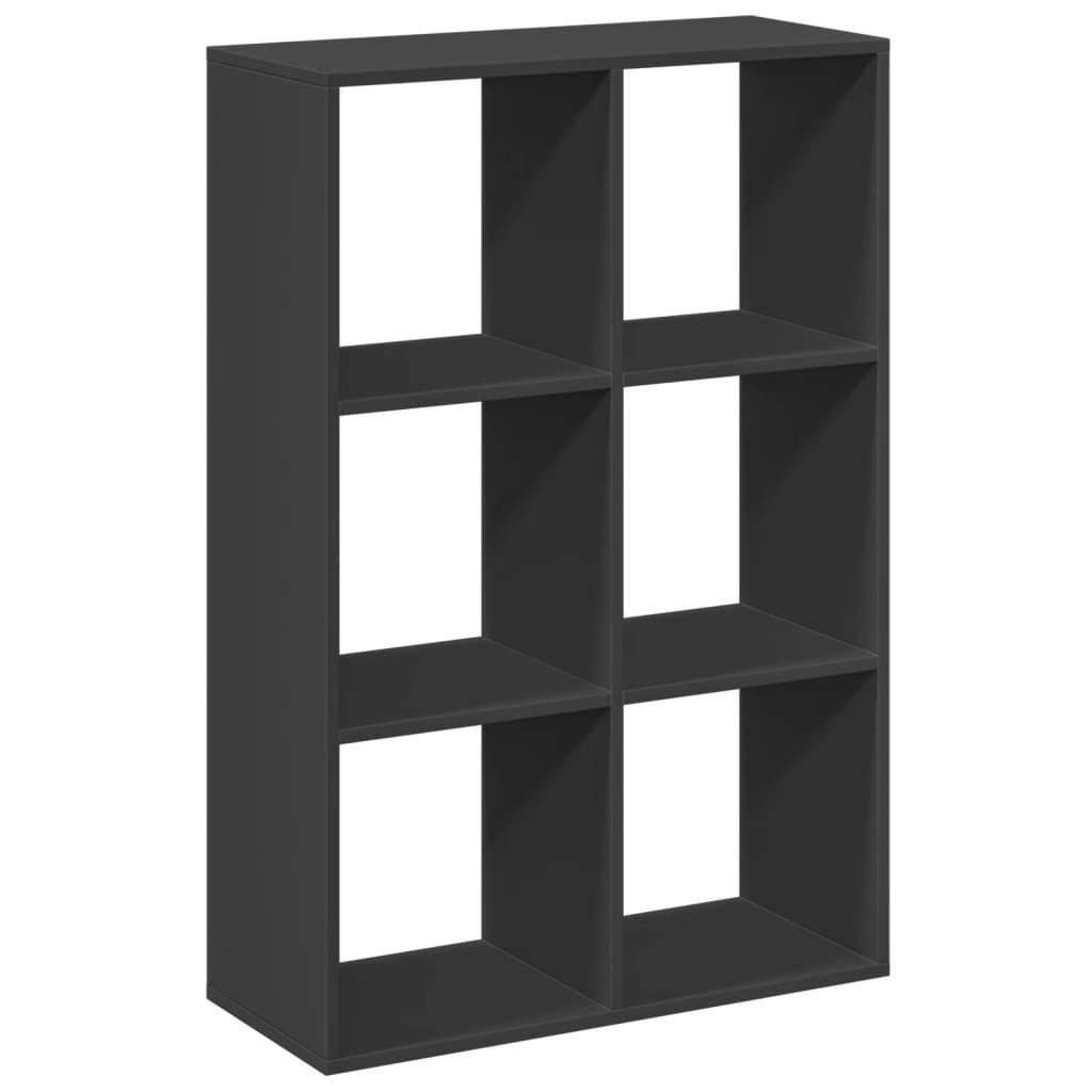 vidaXL Bücherregal Raumteiler-Bücherregal Schwarz 69,5x29x103,5 cm günstig online kaufen