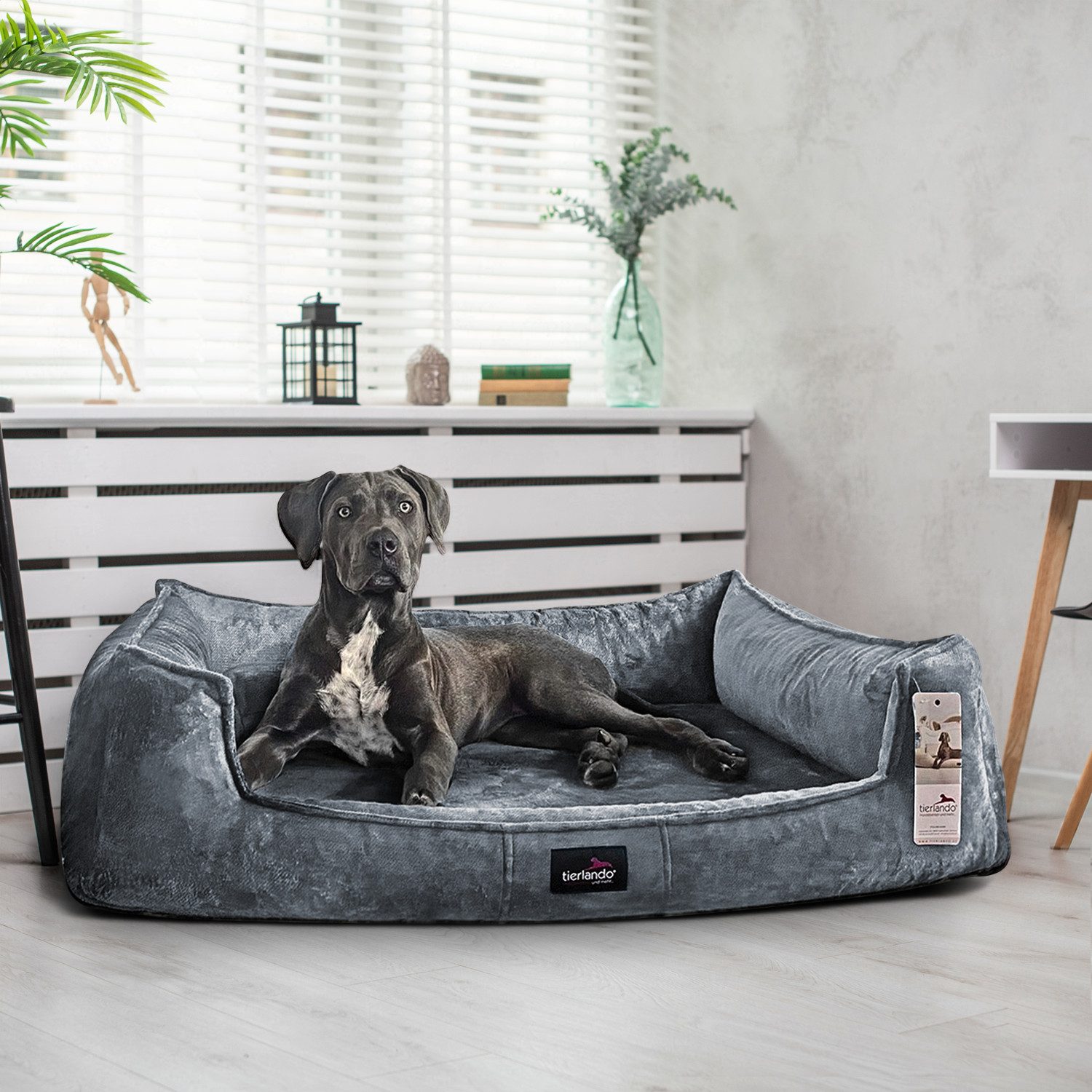 tierlando® Tierbett Orthopädisches Hundebett FRANKLIN Kuscheliger günstig online kaufen