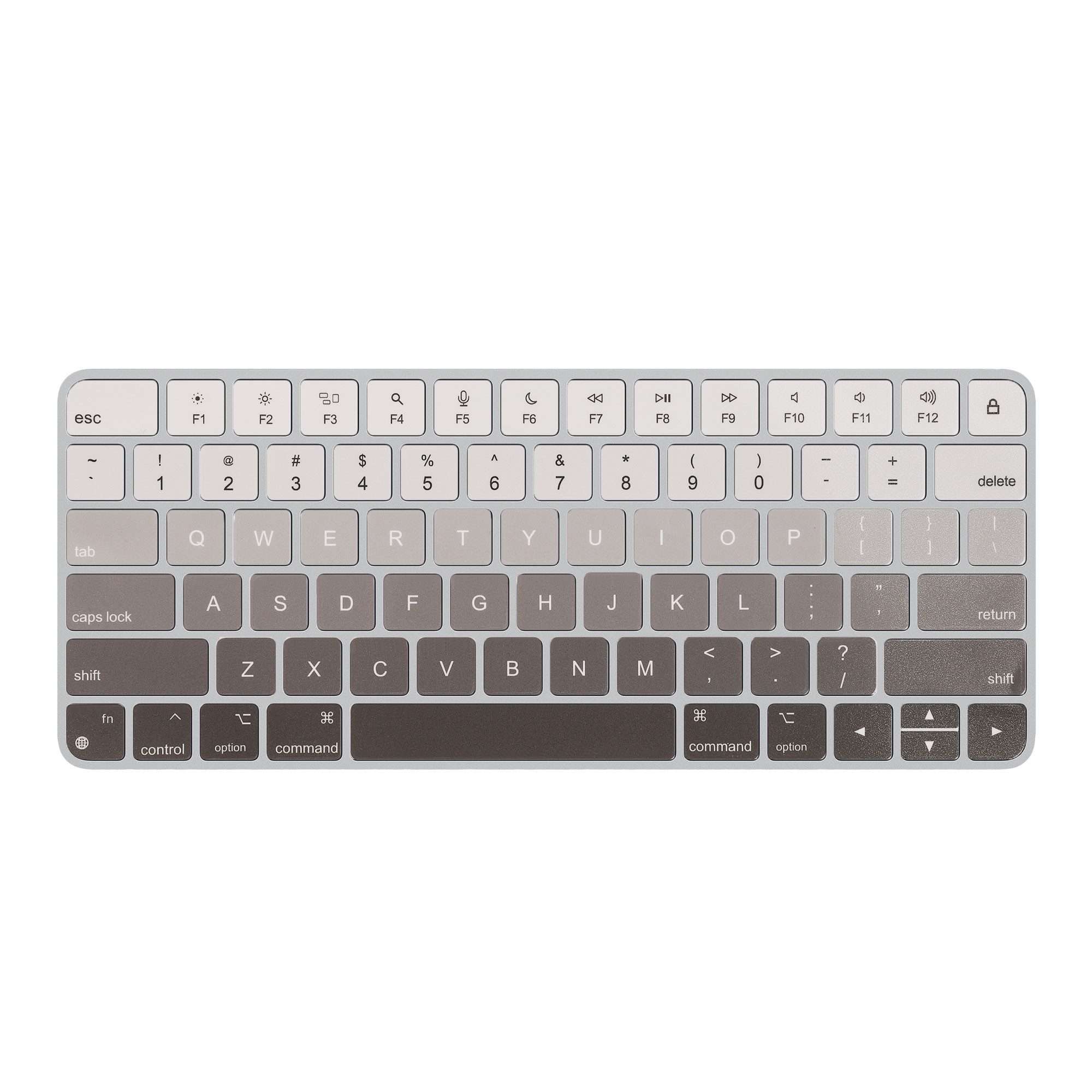 kwmobile Etui Apple Magic Keyboard Sticker, Keyboard Sticker - Farb-Aufkleber für Amerikanische QWERTY Tastatur