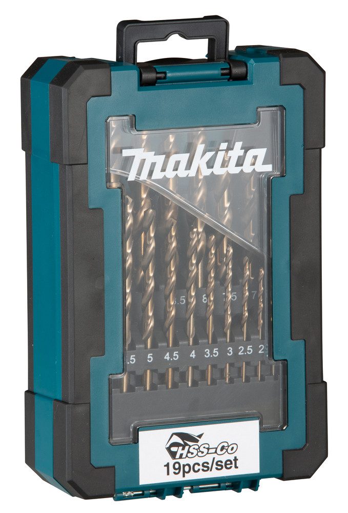 Makita Bohrersatz Makita Bohrer-Set HSS-Co, 19 teilig
