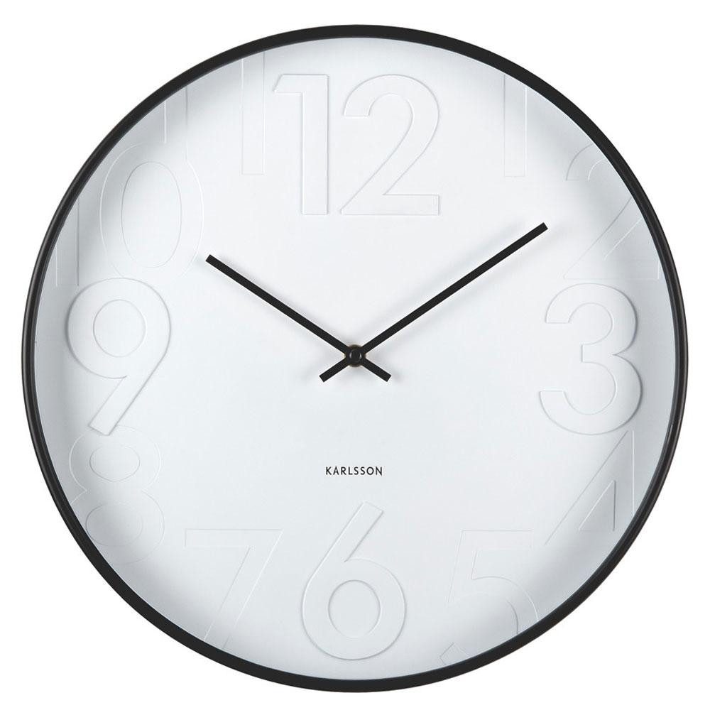 Karlsson Uhr Wanduhr Ayuno Black günstig online kaufen
