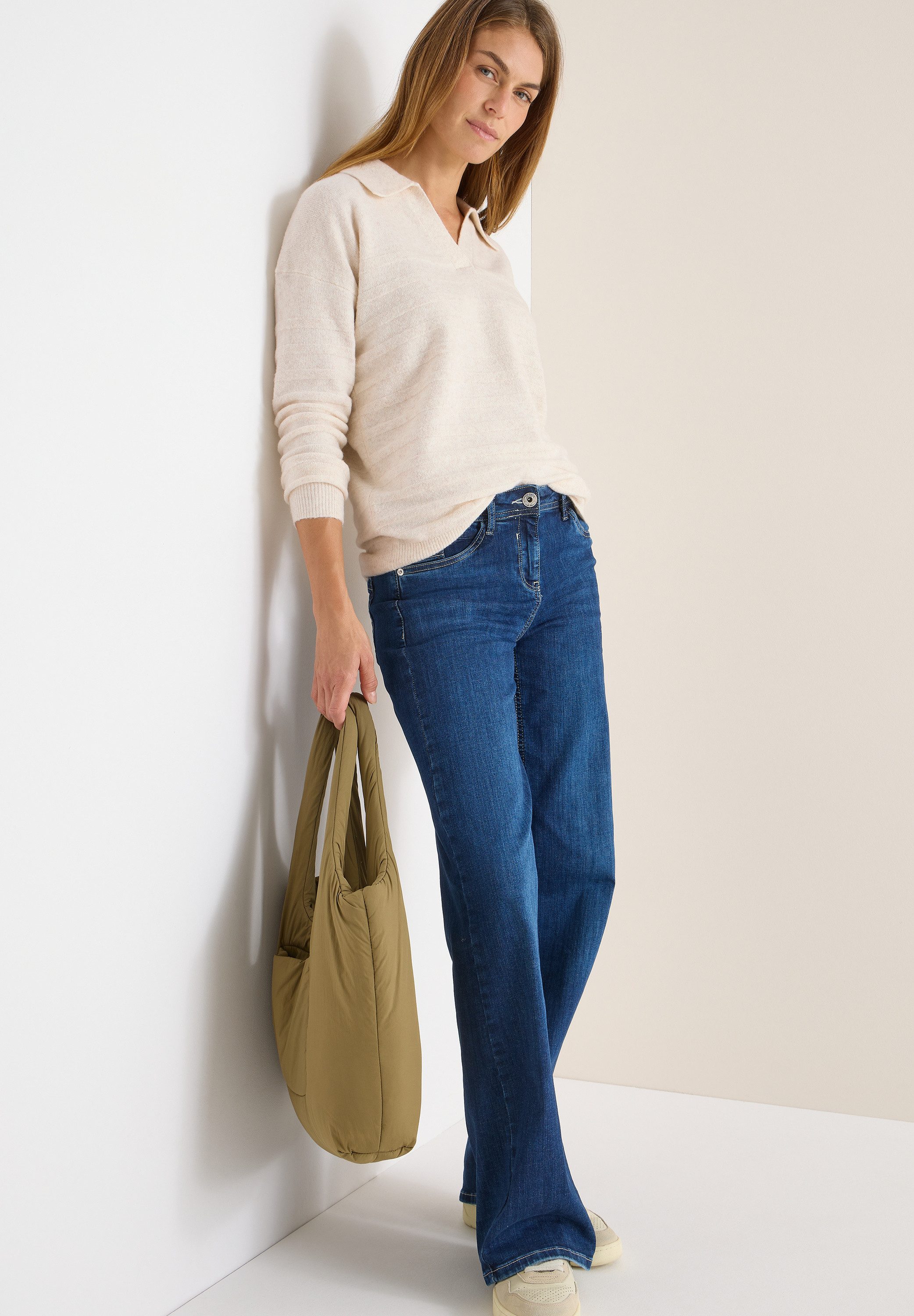 CECIL Strickpullover im soften Baumwoll-Mix