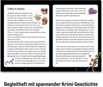 Kosmos Puzzle Krimipuzzle Die drei ??? Kids T-Rex in Action, 200 Puzzleteile, Made in Germany