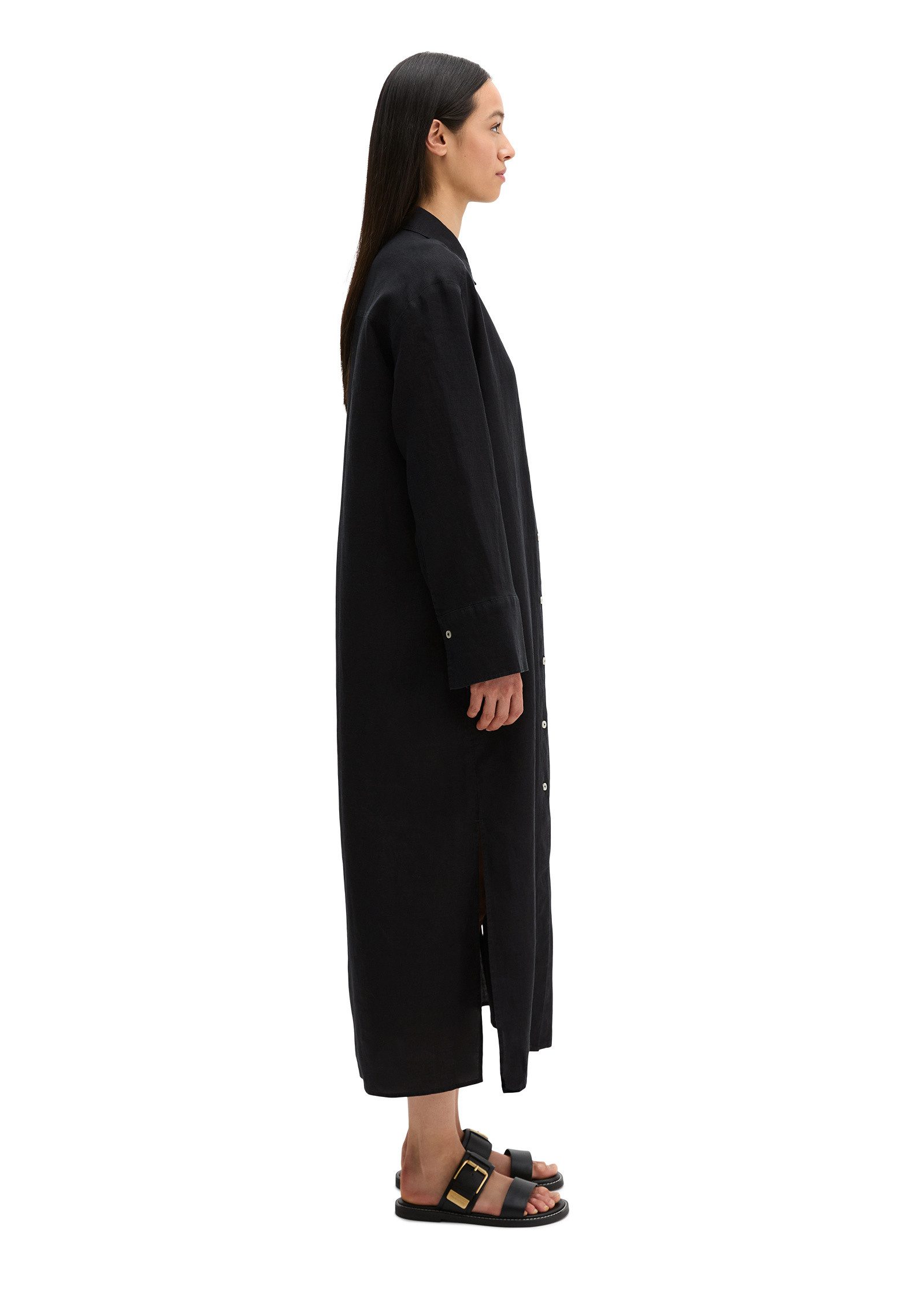 Marc O'Polo Hemdblusenkleid mit Taillenbindeband