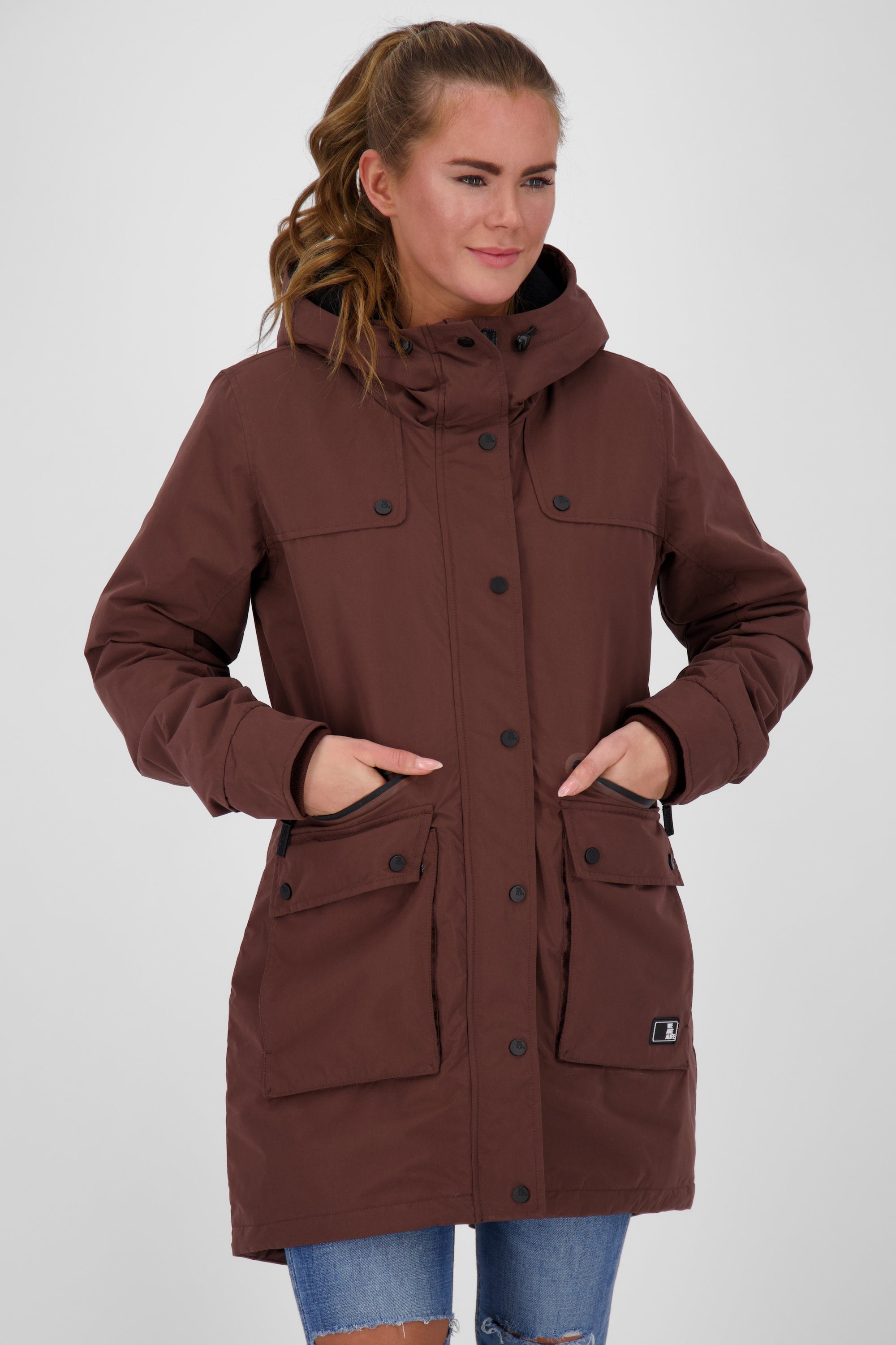 Winterjacke Winterjacke, & Coat Damen CharlotteAK Jacke Kickin Alife gefütterte puce A